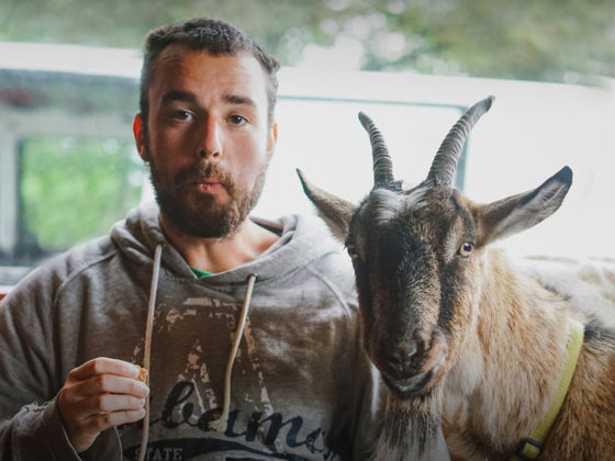 Dave Goes West with Goat