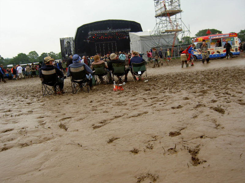Glastonbury Mud at other stage