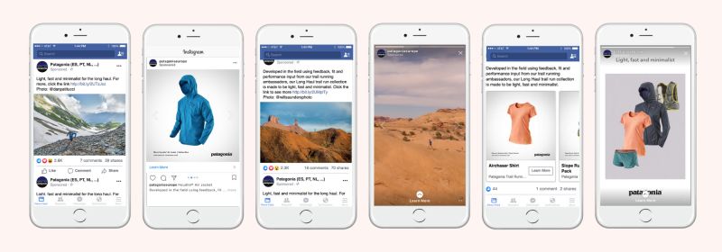 Patagonia Trail Running Product Social Media Ads