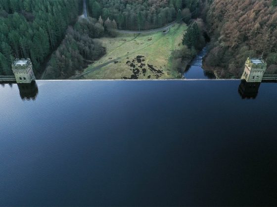 Ladybower Resevoir from above
