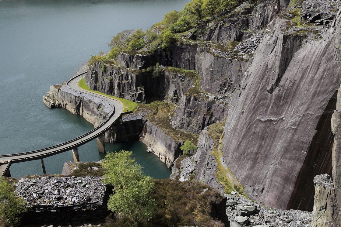 Climbing in the Llanberis Slate Quarries nativve