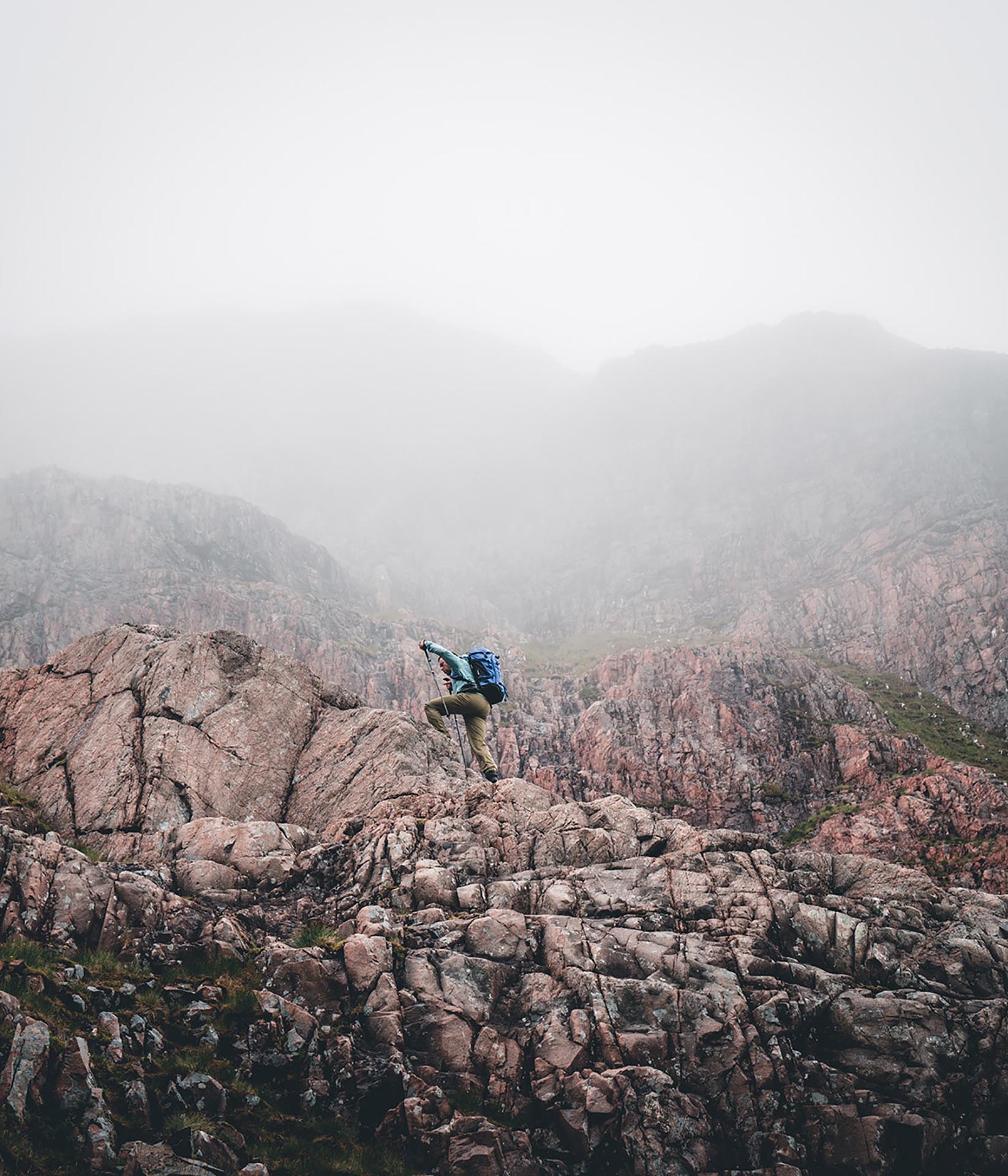 In Glen Coe, Mountain Man James Forrest climbs a Munro