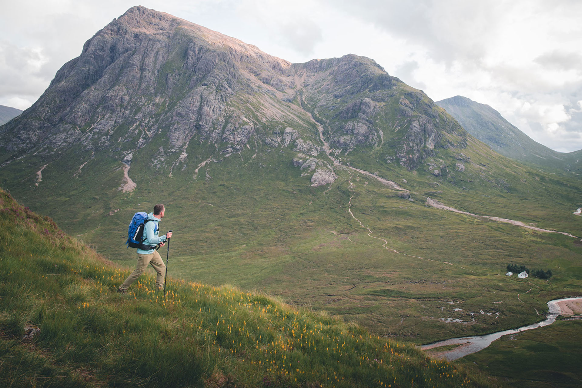 Il est un écossais chose Munro Ensachage-Scotland Hill Walking Mountains pays 