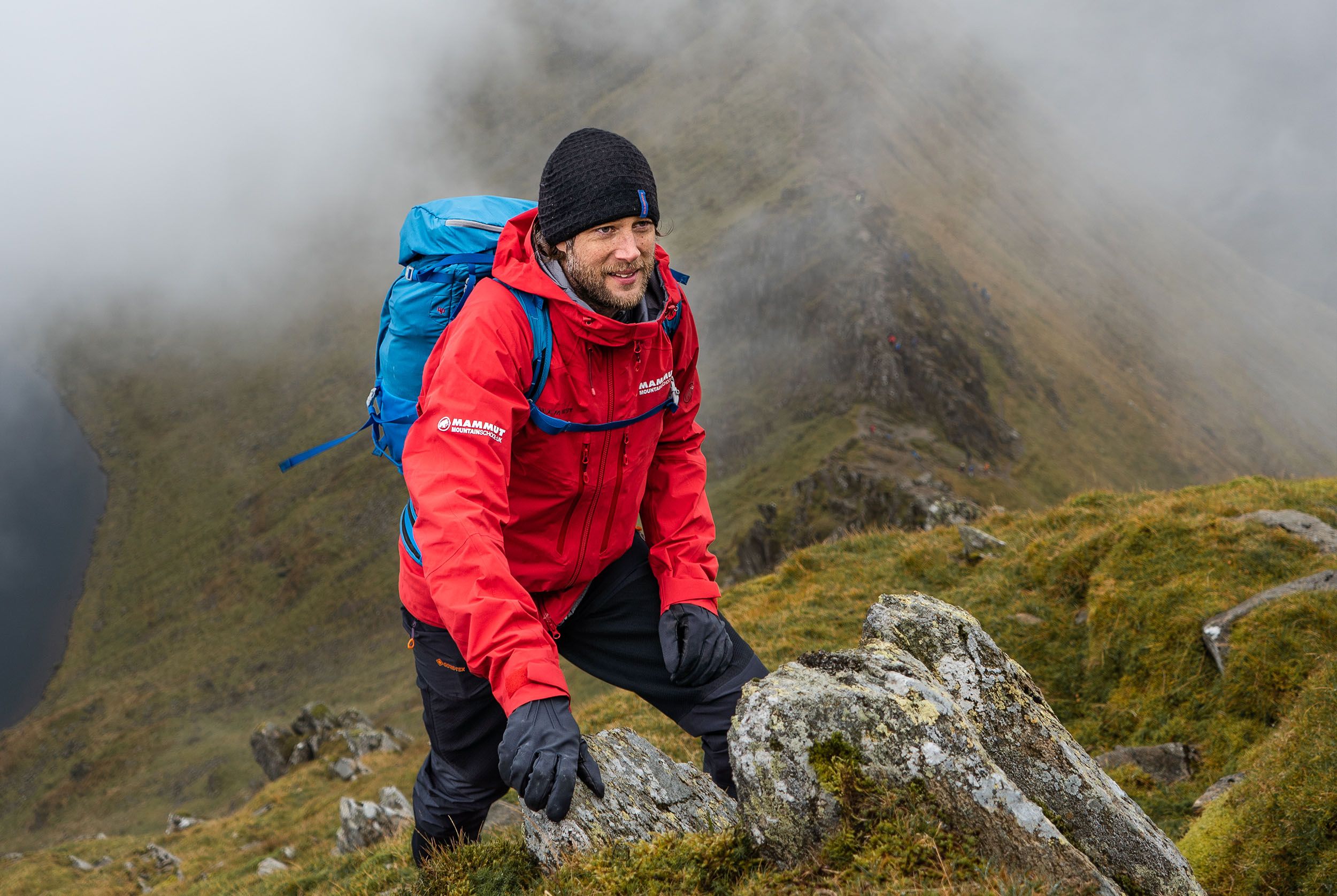 Content marketing for Mammut UK. Scramble at Hellvellyn
