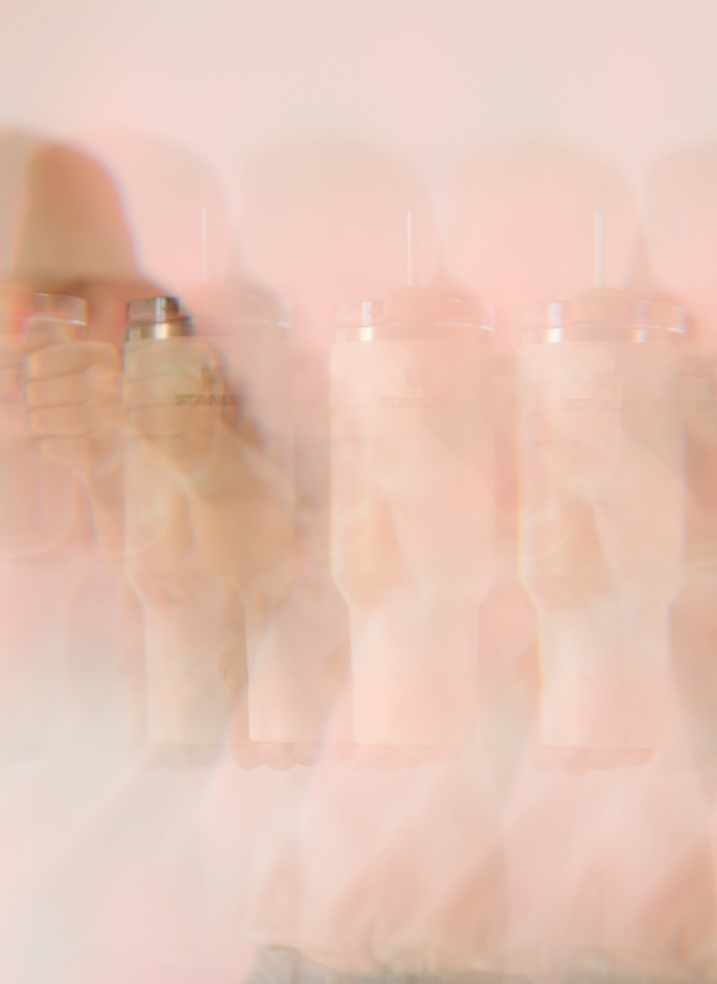 Peach Tie Dye Quencher shot with fragmented filter