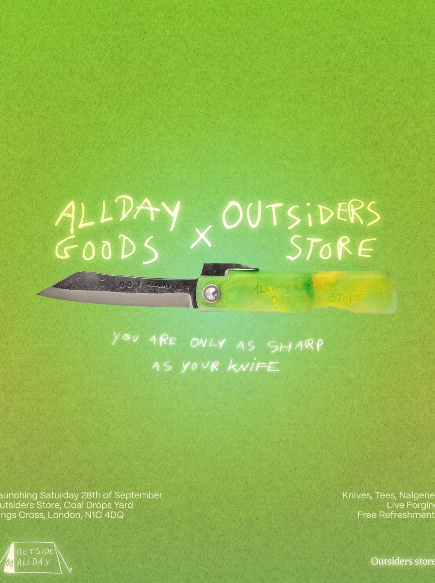Outsiders Store collaboration with All Day Goods