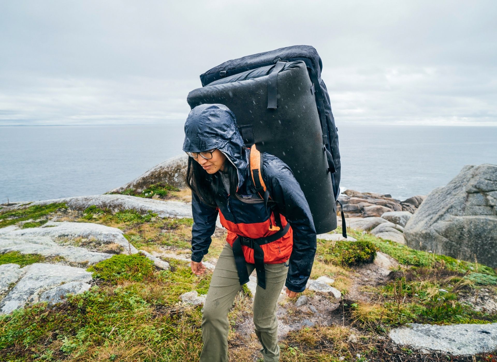 Patagonia waterproof shells campaign