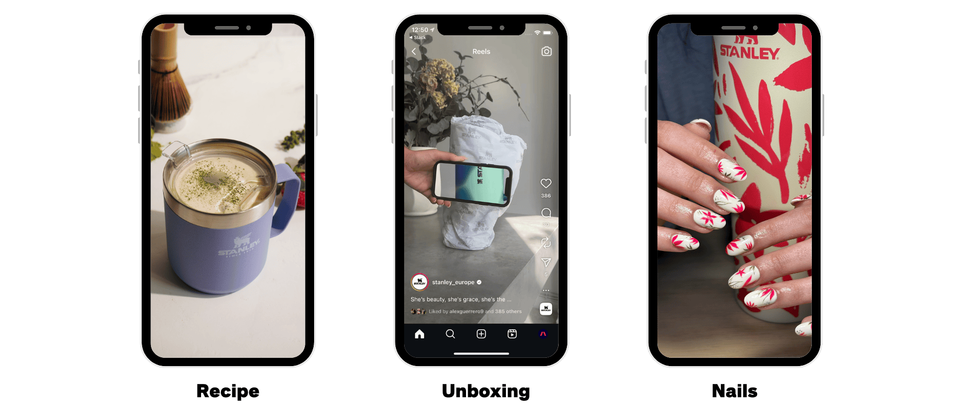 Examples of UGC content