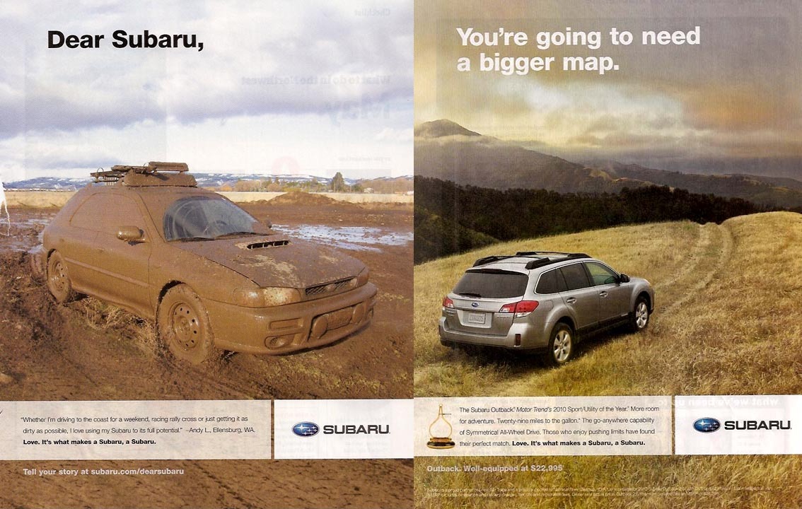 90s Subaru ads